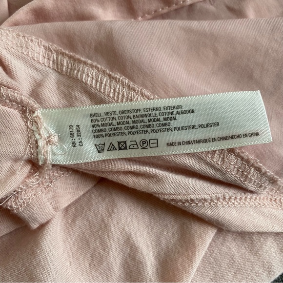 Anthropologie Blush Pink Tie-Hem V-Neck Blouse - Picture 10 of 10